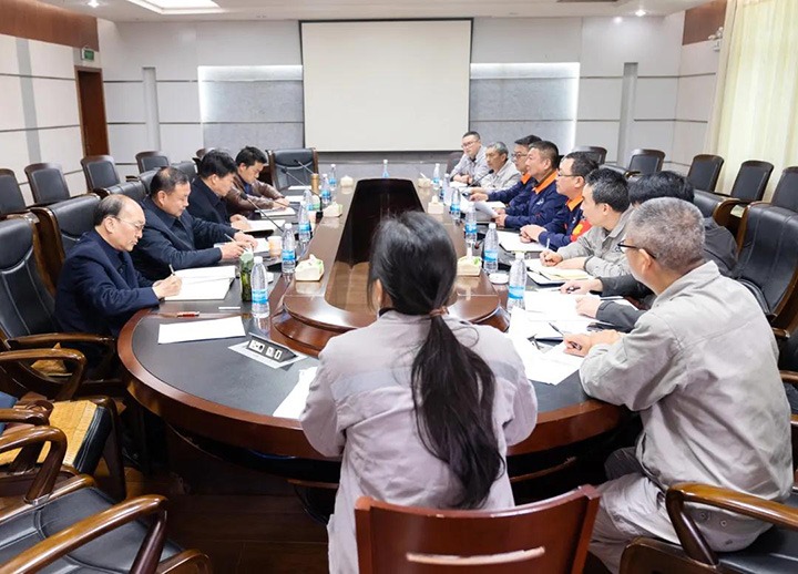 云煤（NG体育）集团总经理助理陈家昆一行到解化化工分公司调研“三供一业”分离移交工作