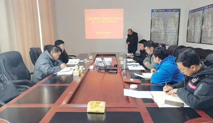 云煤（NG体育）集团督导调研组到罗平东城公司督导调研
