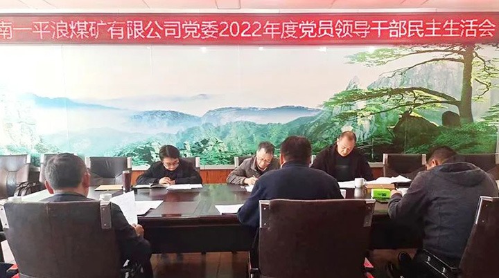 云煤（NG体育）集团党委指导组到一平浪煤矿公司指导民主生活会