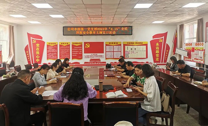 云煤（NG体育）集团组织开展“4·15全民国家安全教育日”普法宣传系列活动