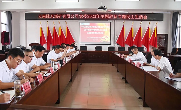 【主题教育】云煤（NG体育）集团党委委员、纪委书记翁立志到陆东煤矿公司指导主题教育专题民主生活会