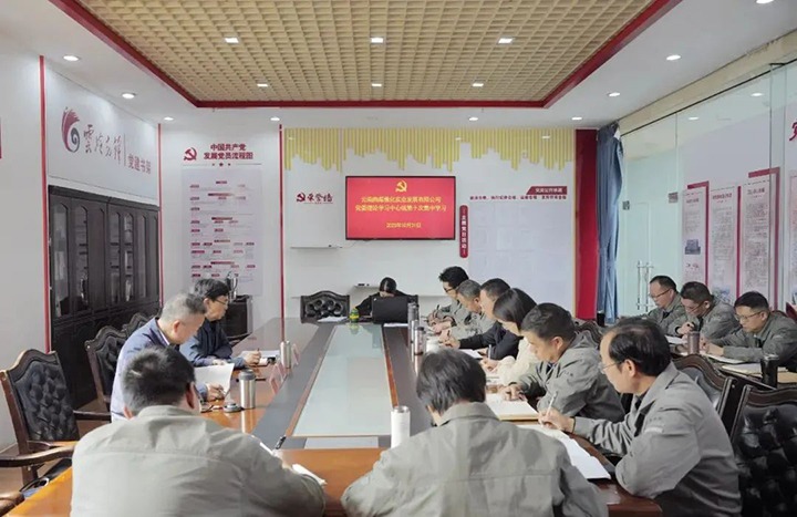 【聚焦云煤】云煤（NG体育）集团党委副书记、副董事长、总经理高建嵩到曲煤焦化公司列席指导党委理论学习中心组学习研讨会
