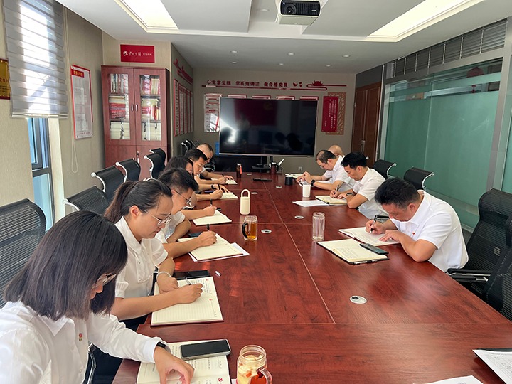 NG体育地产党支部开展“凝心聚力促改革，，，，，，，立足岗位做贡献”主题党日活动