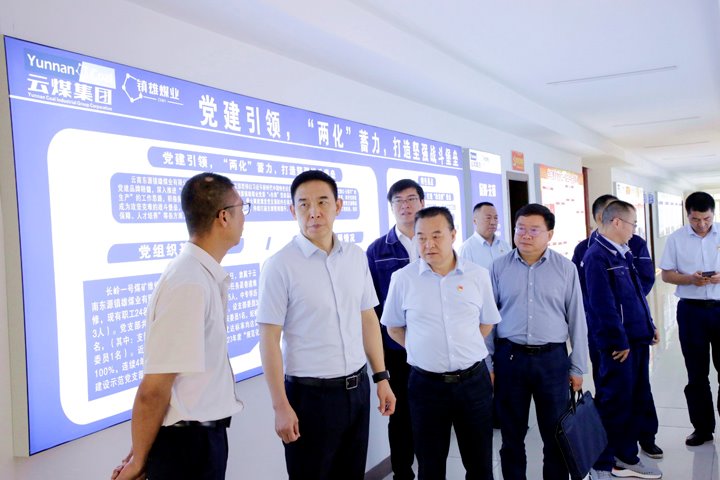 党建引领筑根基、安全生产发展——集团党委副书记王鑫深入镇雄煤业公司开展党建融入安全生产专题调研