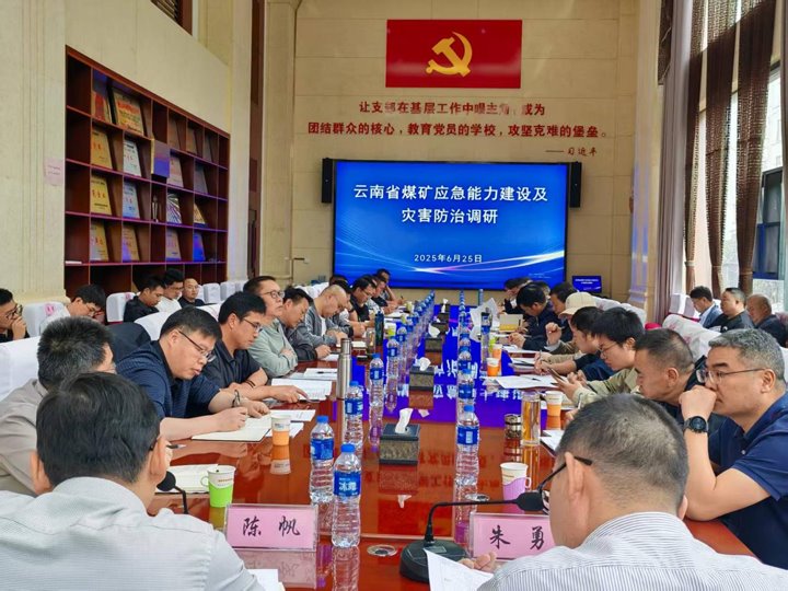 云南省煤矿灾害事故应急专家赴恩洪煤业开展煤矿应急处置能力建设及灾害防治调研